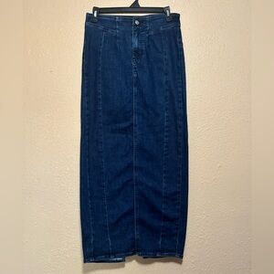 American Eagle Outfitters Dark Blue Pencil Skirt